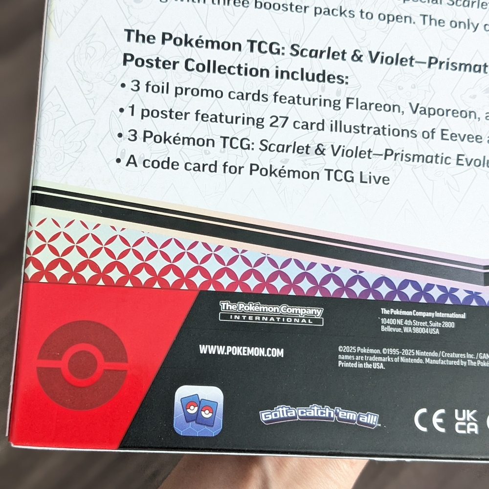2x 💎 Prismatic Evolutions 💎 Poster Collection Pokemon Cards FACTORY SEALED - Picture 10 of 16